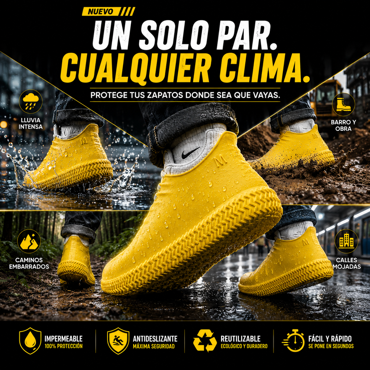 RainGuard® | Protección impermeable para cada paso.