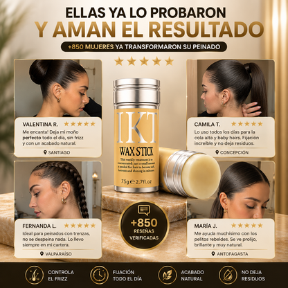 IKT WAX STICK® Adiós al Frizz en Segundos