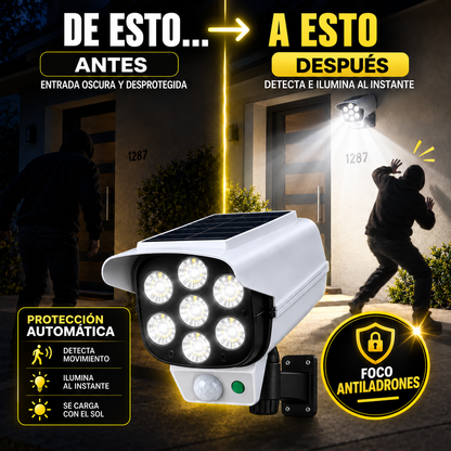 SUNSHIELD® | Foco Solar LED Tipo Cámara