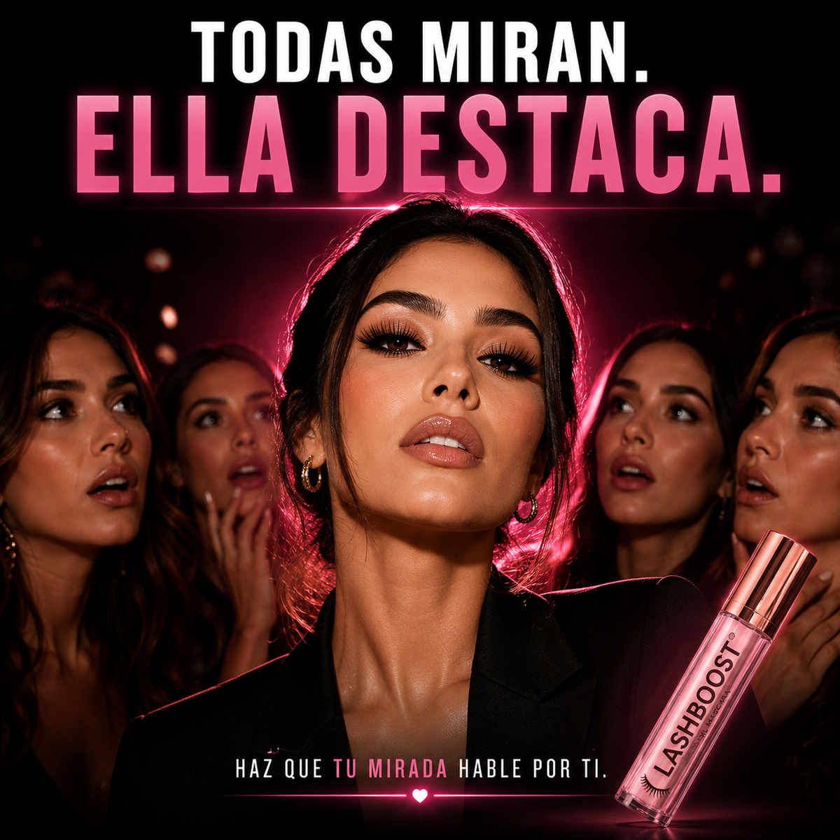 LASHBOOST® 2X1 Pestañas Más Largas y Voluminosas