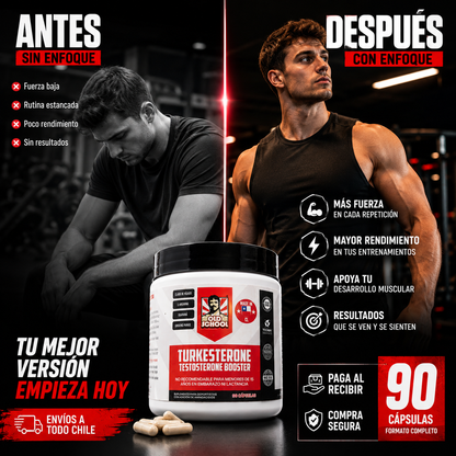 ¡2X1! TURKESTERONE® Más Fuerza y Rendimiento!