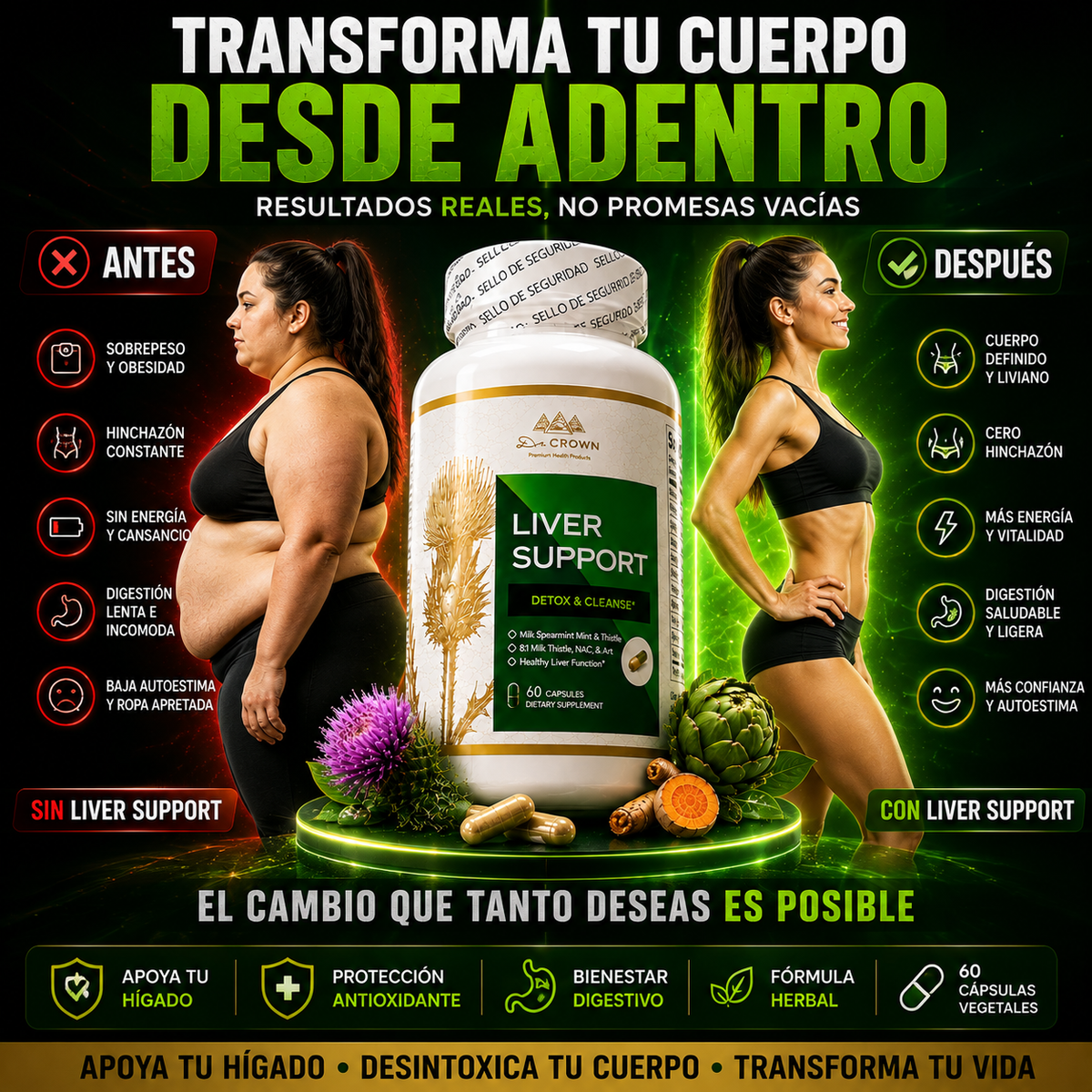 Liver Support® | Dile Adiós a la Pesadez y Cuida tu Hígado