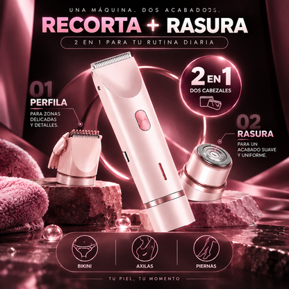 VELVIA® | Depiladora 2 en 1 de Precisión
