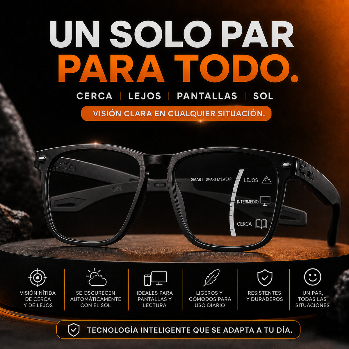 VisionMax® Gafas Inteligentes 4 en 1