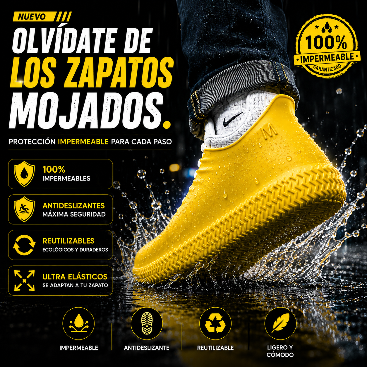 RainGuard® | Protección impermeable para cada paso.