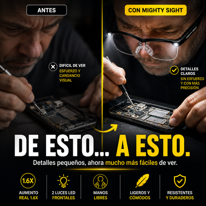 ZoomFlash® Gafas con Zoom y Linterna