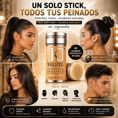 IKT WAX STICK® Adiós al Frizz en Segundos