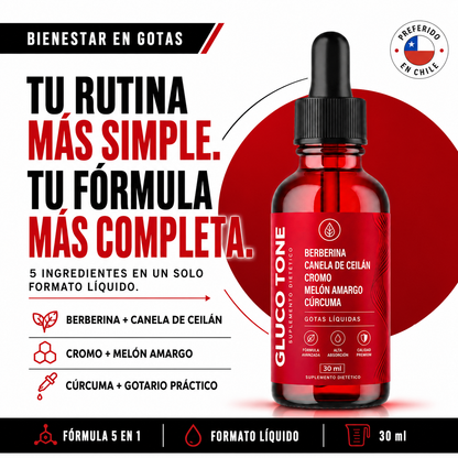 Gotas Berberine Control de Azúcar